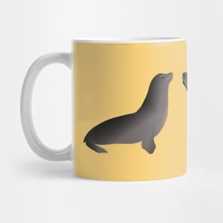 Sea lions in pair Mug